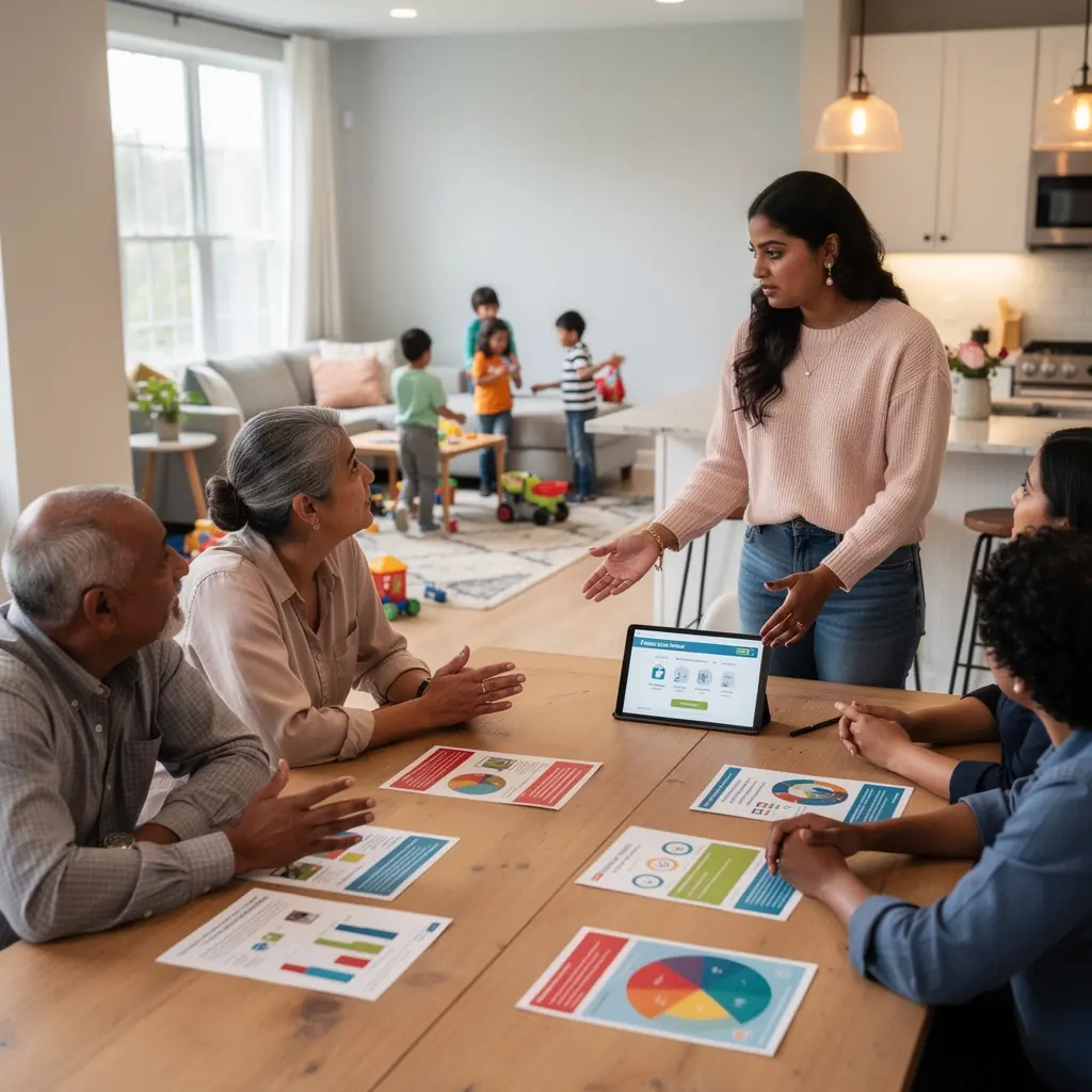 Komputer z otwartą stroną internetową, na której widoczne są szczegóły ubezpieczenia samochodu oraz porady dotyczące pokrycia.